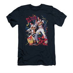 Elvis Presley Shirt Slim Fit Eagle Navy T-Shirt
