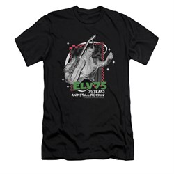 Elvis Presley Shirt Slim Fit Still Rocking Black T-Shirt