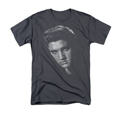 Elvis Presley Shirt True American Idol Charcoal T-Shirt
