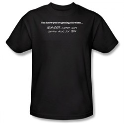 Getting Old Shirt Younger Women Open Doors For You Black Tee T-shirt
