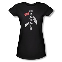 Hai Karate Shirt Juniors Be Careful Black T-Shirt