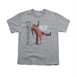 Hai Karate Shirt Kids Your Name Athletic Heather T-Shirt