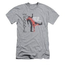 Hai Karate Shirt Slim Fit Your Name Athletic Heather T-Shirt