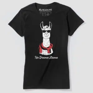 No Drama Llama Women's 100% Cotton T-Shirt