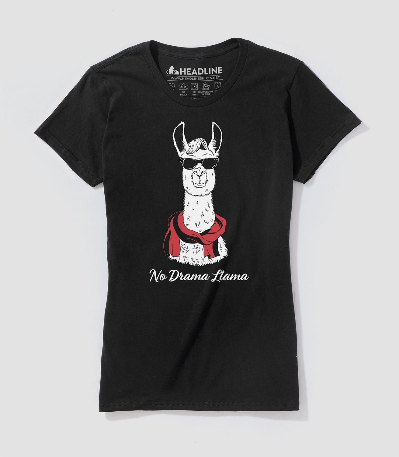 No Drama Llama Women's 100% Cotton T-Shirt