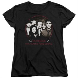 Scorpion Womens Shirt Cast Black T-Shirt